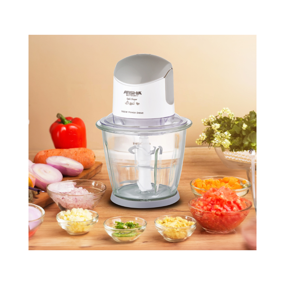 Arshia Electric Chopper 6 Blades White BS