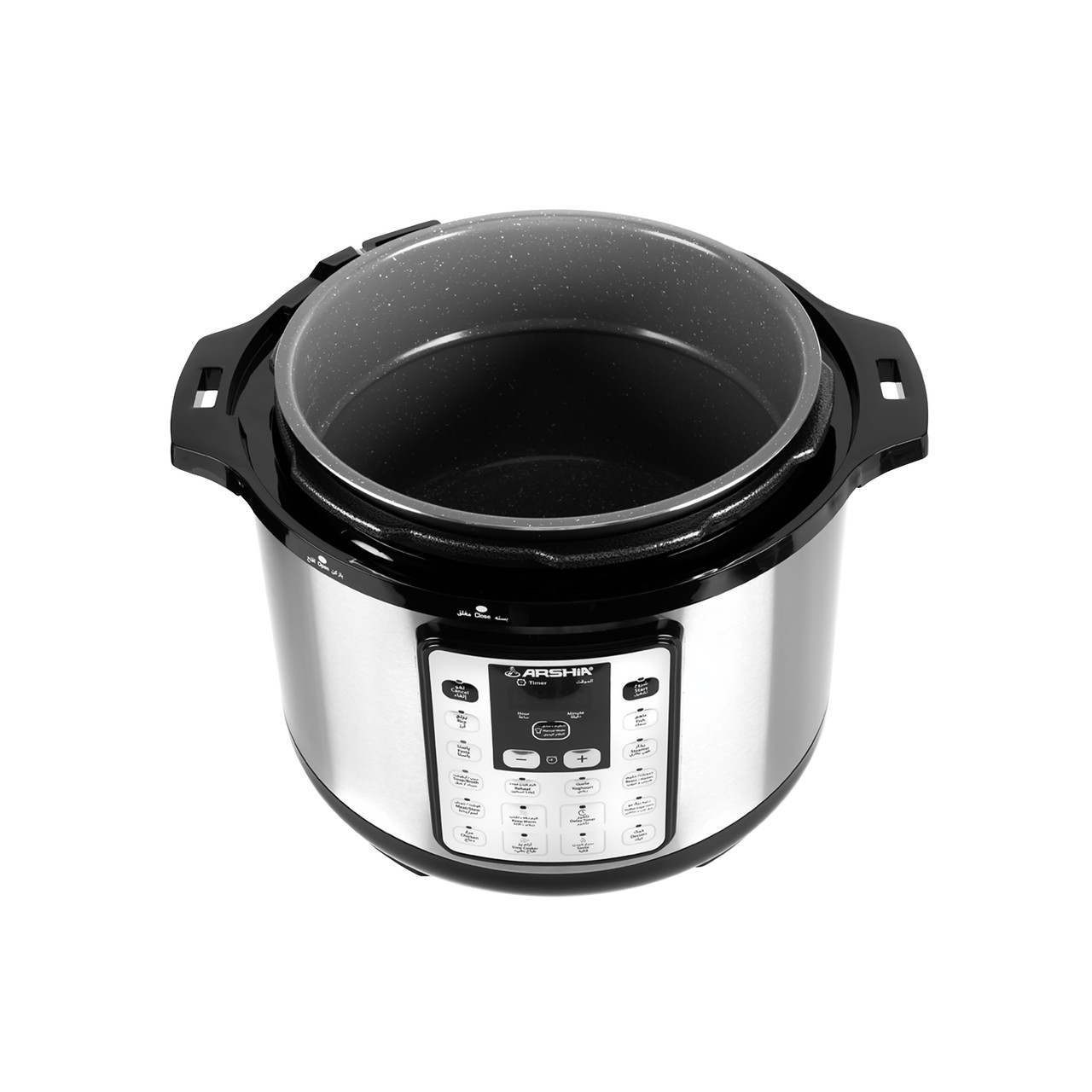 Arshia Digital Pressure Cooker 10L Black