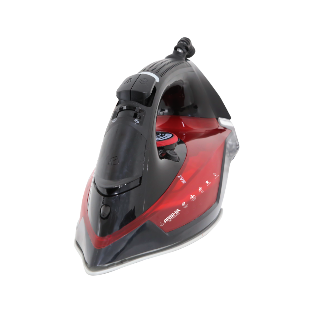 Arshia Ceramic  Steam Iron  Red & Black