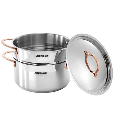 Arshia Stainless Steel Cookware Set 12pc