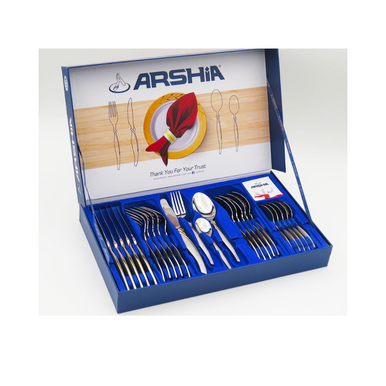 Arshia Cutlery Set 24pcs Gold & Silver TM059GS