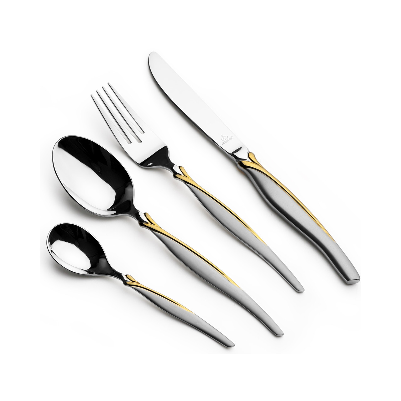 Arshia Cutlery Set 24pcs  Gold & Silver TM145GS