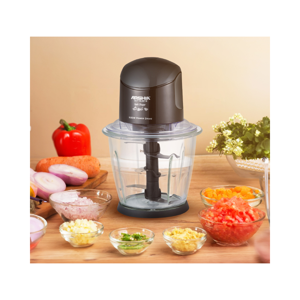 Arshia Electric Chopper 6 Blades  Black