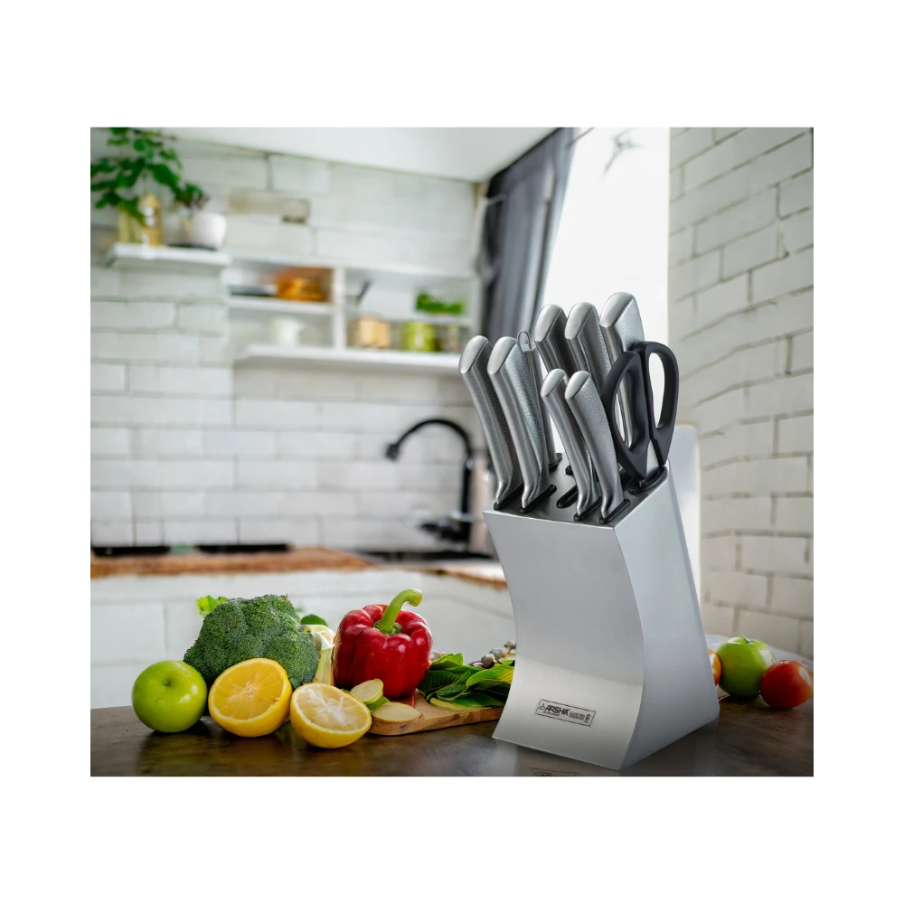Arshia German Stainless Steel Kitchen Knife Set 10pcs