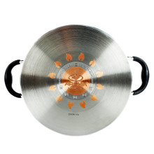 Arshia Stainless Steel Casserole With Tempered Glass Lid 16cm