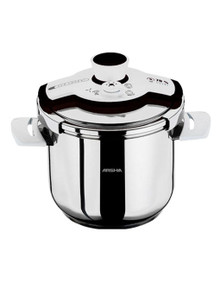 Arshia Stainless Steel Pressure Cooker 5L Black