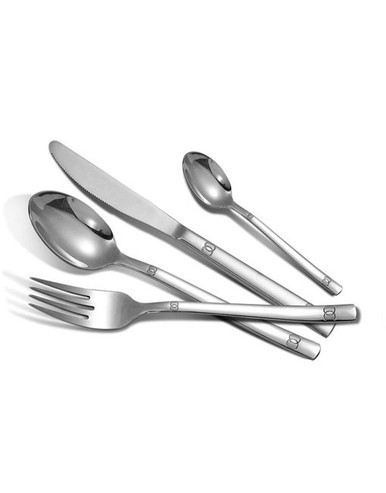 Arshia Cutlery Set With Stand 38pcs Silver TM612S