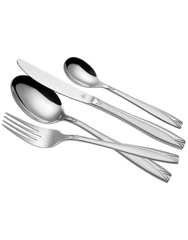 Arshia Cutlery Set With Stand 38pcs Silver