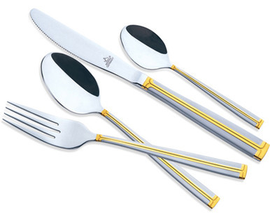Arshia Cutlery Sets 86pcs Gold & Silver TM135GS