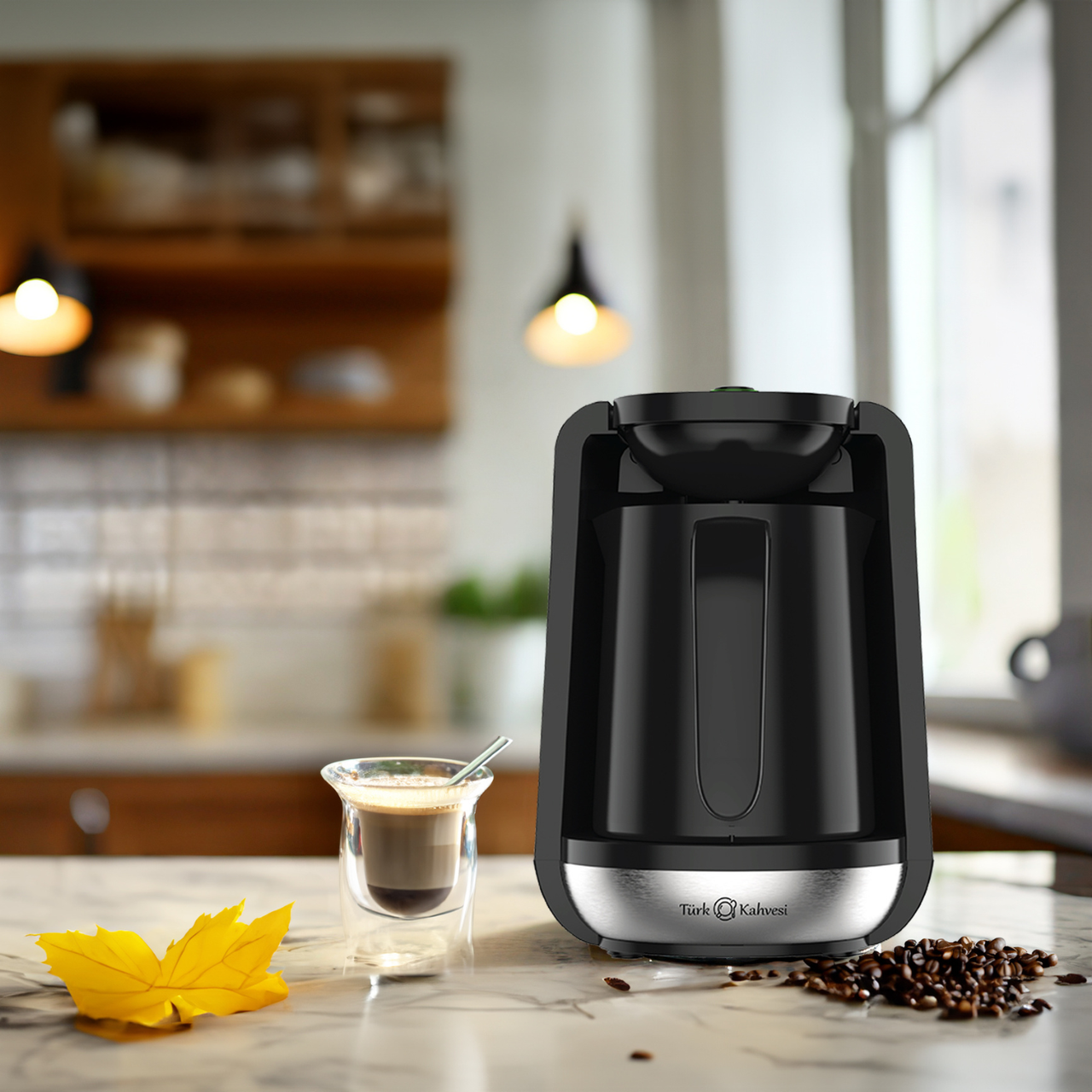 Arshia Turkish Coffee Maker Black