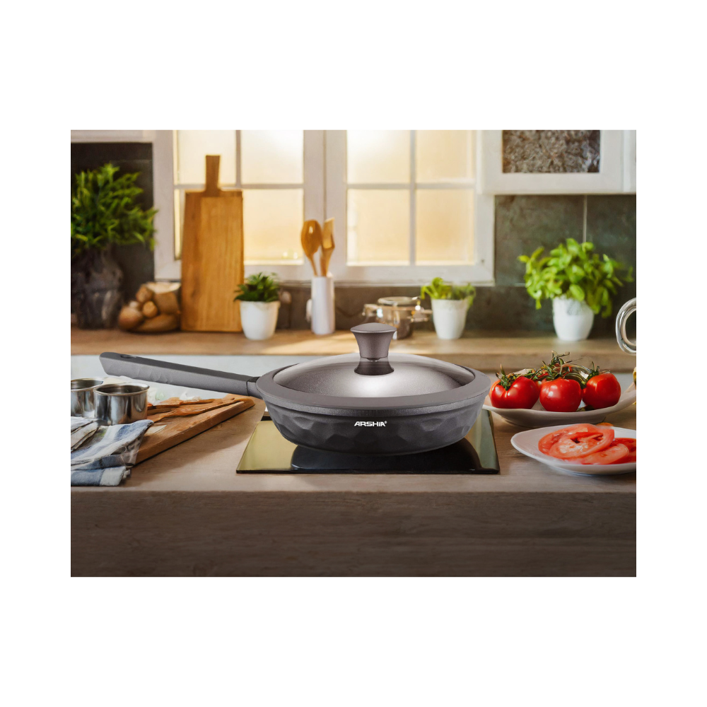 Arshia die-casting Fry Pan with Lid 28cm