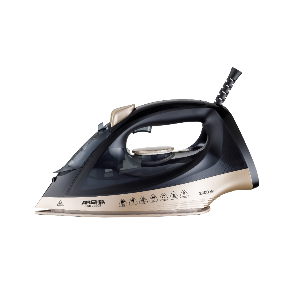 Arshia Steam Iron Black Golden SI050