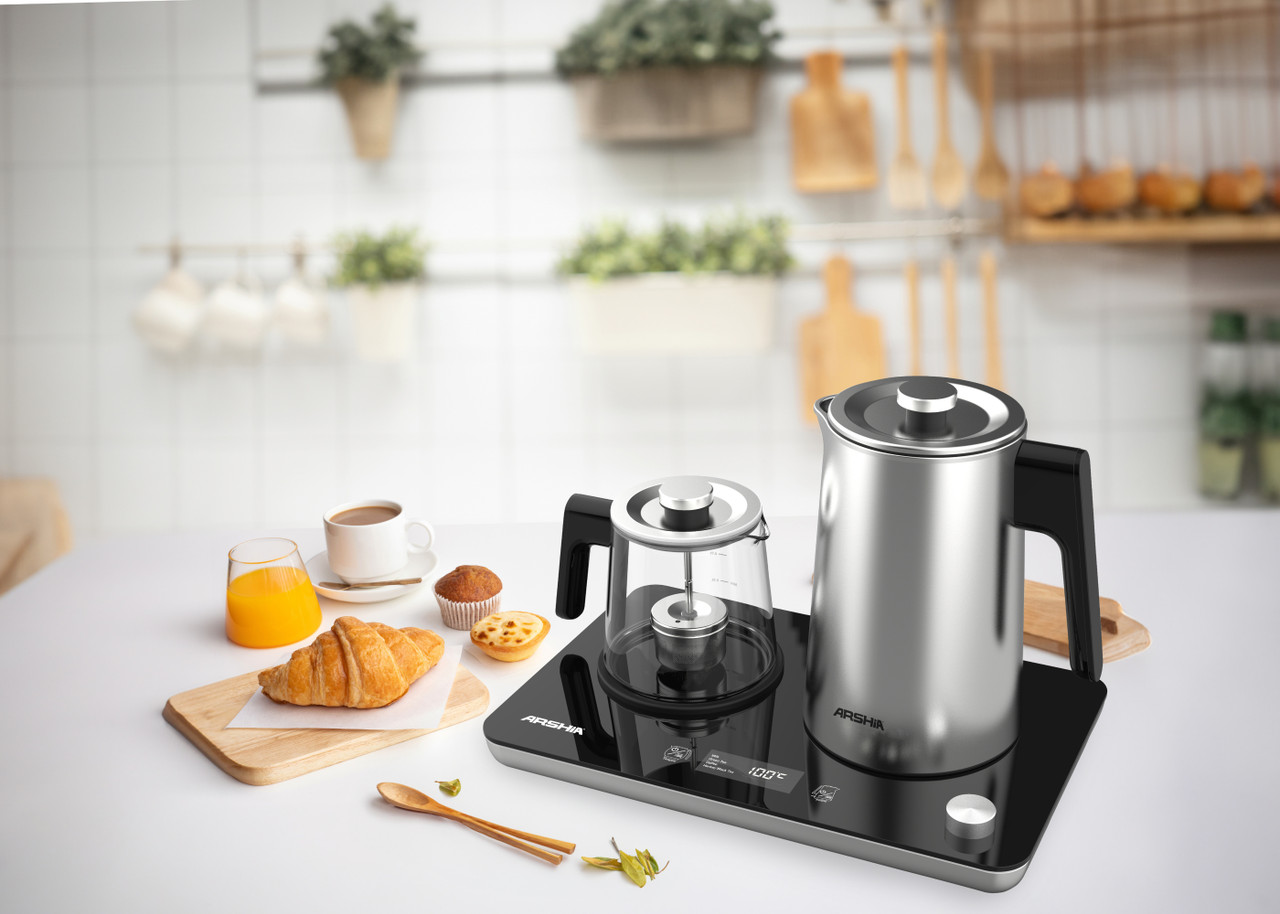 Arshia Tray Kettle Silver