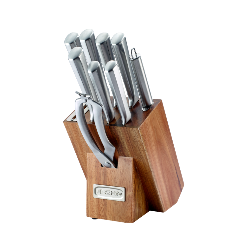 Arshia 10pcs Classic German Steel Knife Set