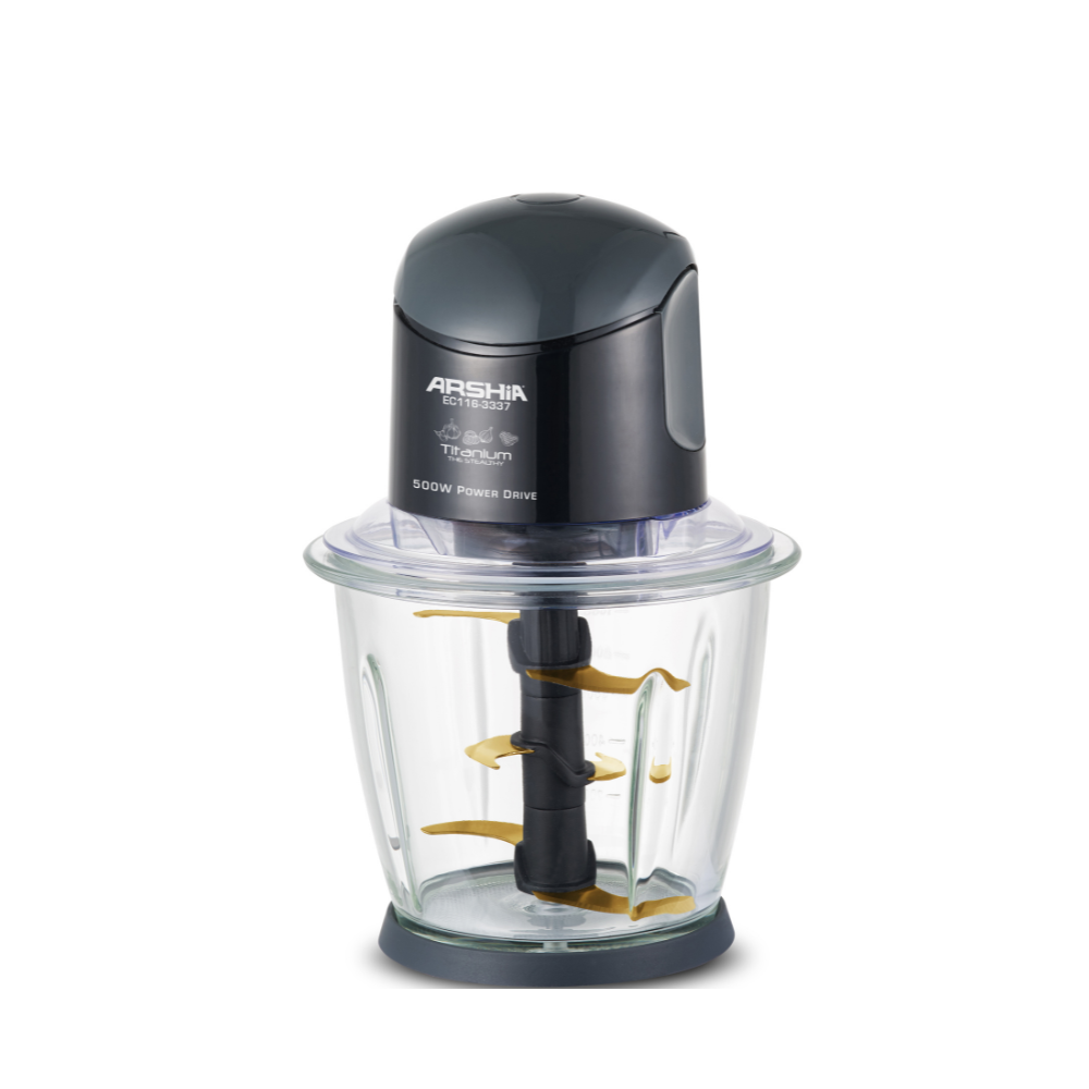 Arshia Titanium Electric Chopper Black