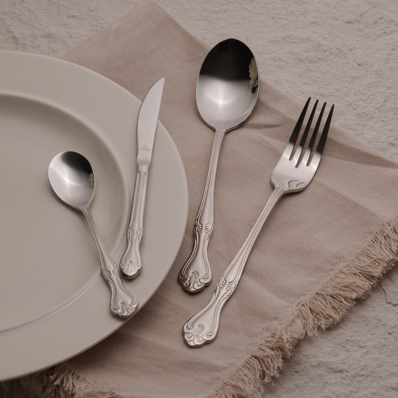 Arshia Stainless Steel Cutlery Set 95pcs Silver