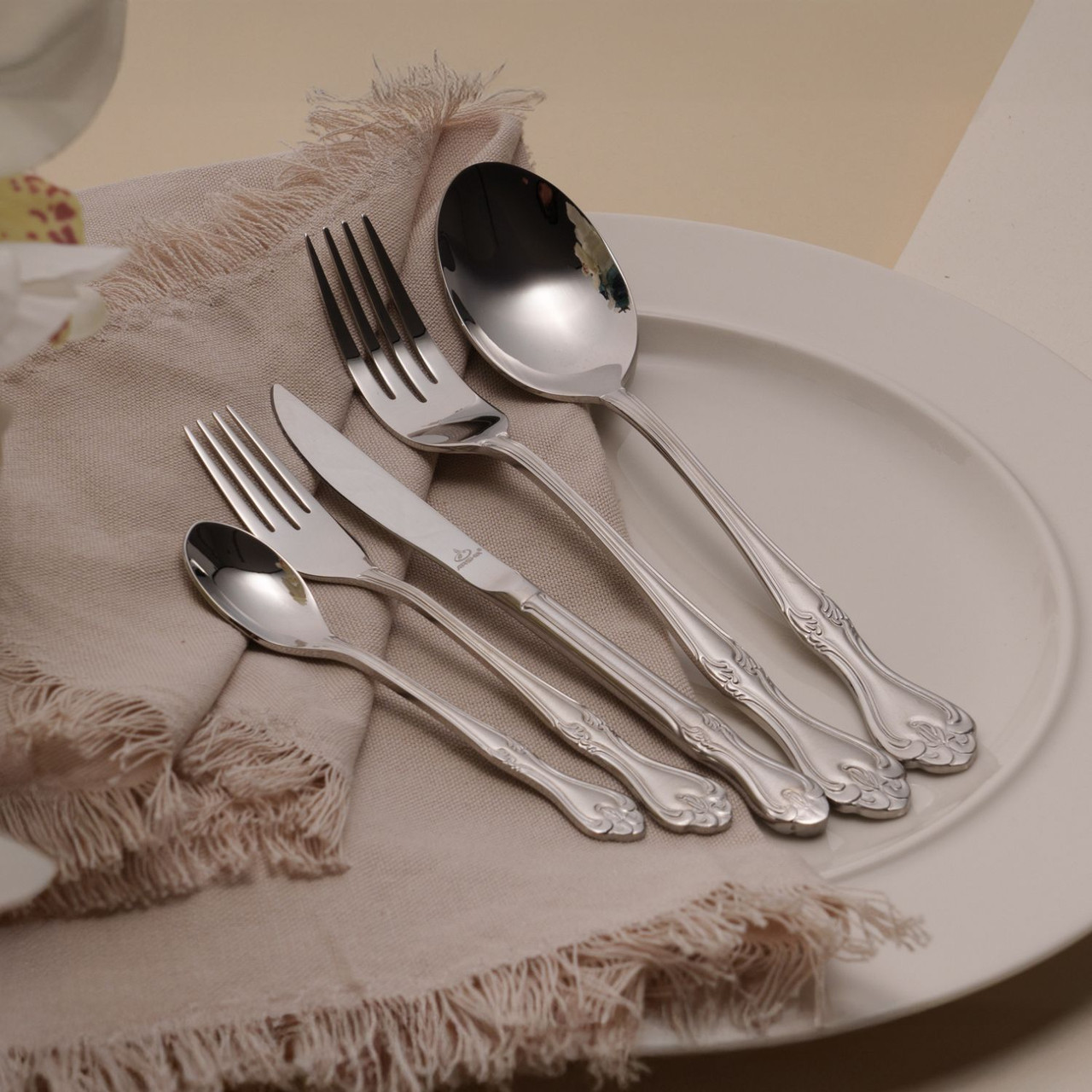 Arshia Stainless Steel Cutlery Set 95pcs Silver