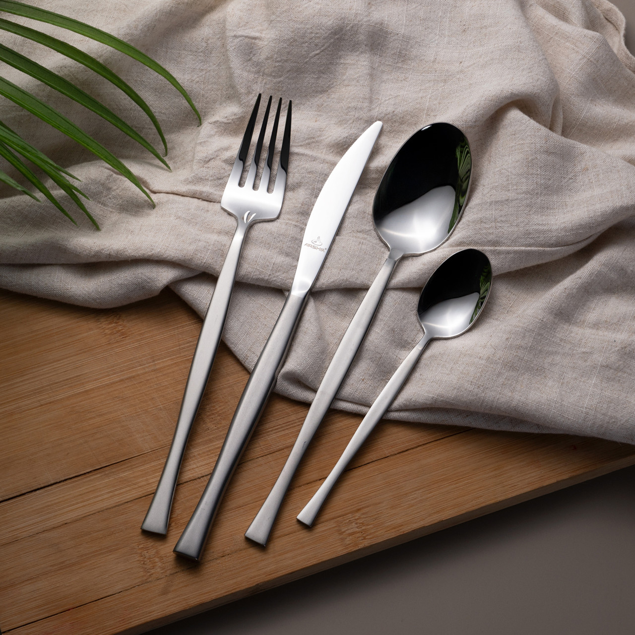 Arshia 86pcs Silver Cutlery Set