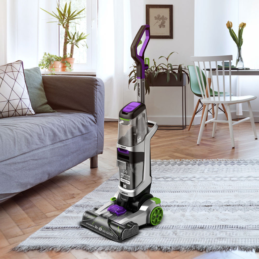 Arshia Carpet Washer (Silver & Purple)