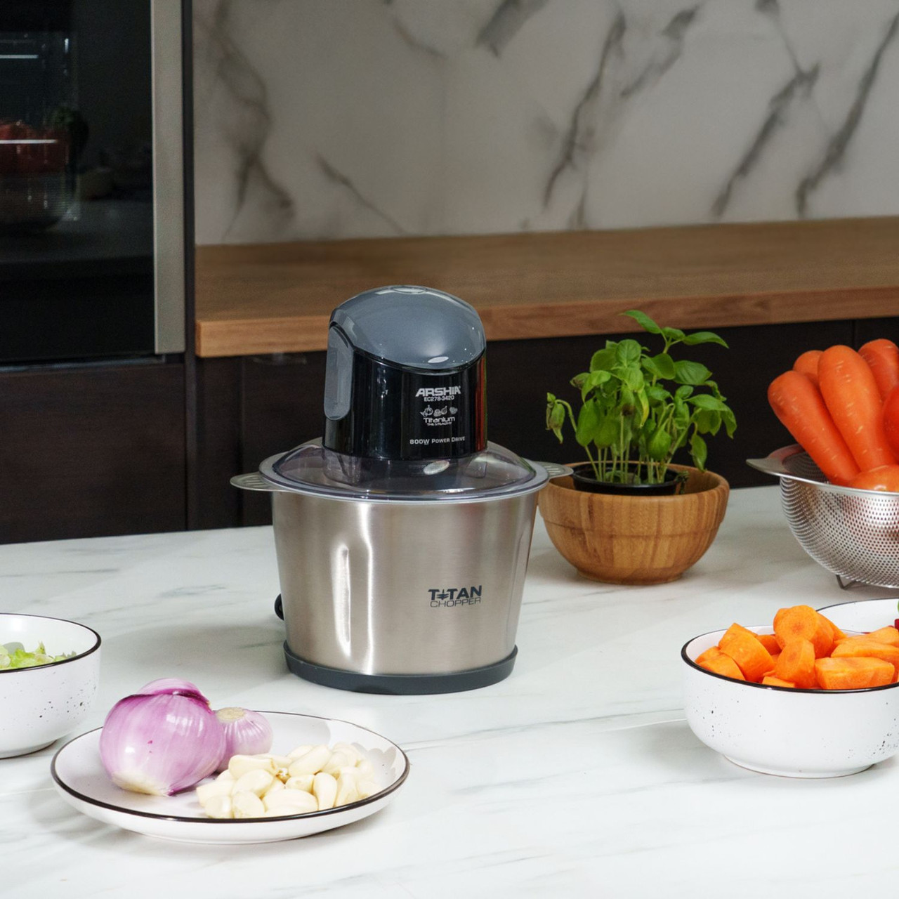 Arshia Electric Chopper 3L (Black)