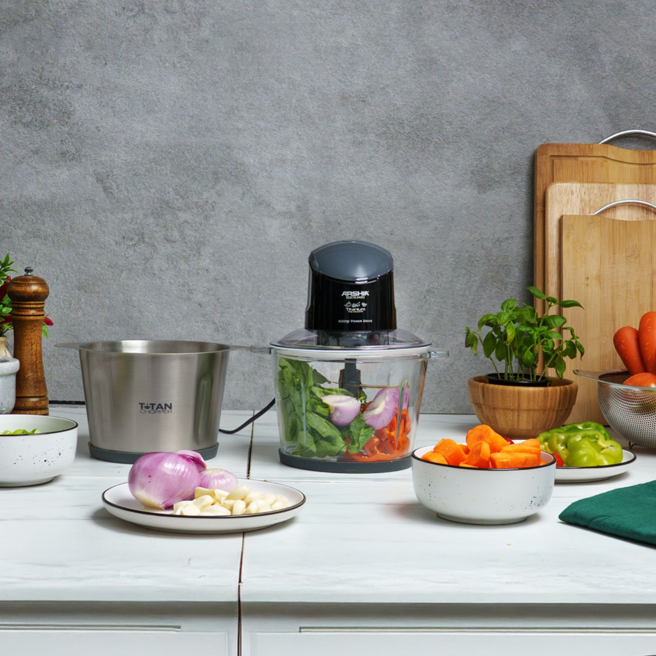 Arshia Electric Chopper 3L (Black)