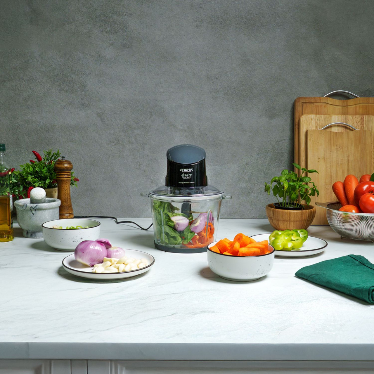 Arshia Electric Chopper 3L (Black)