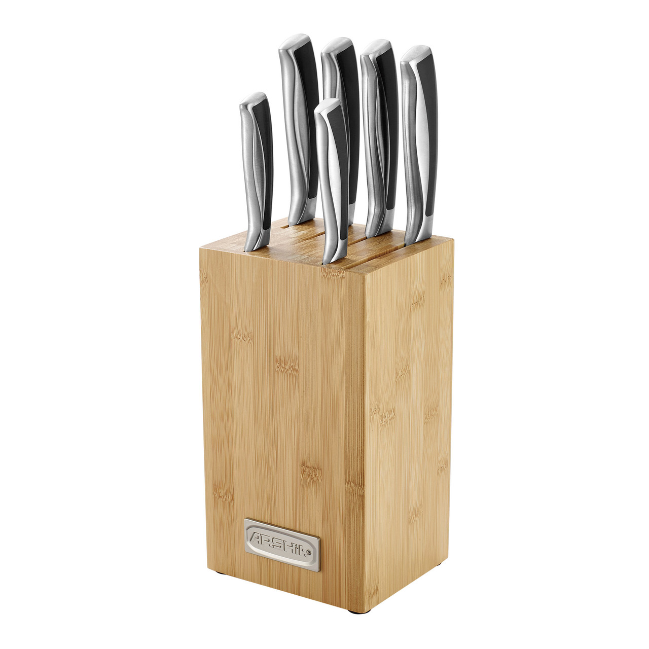 Arshia 7-piece Knife Set with  Wooden Block