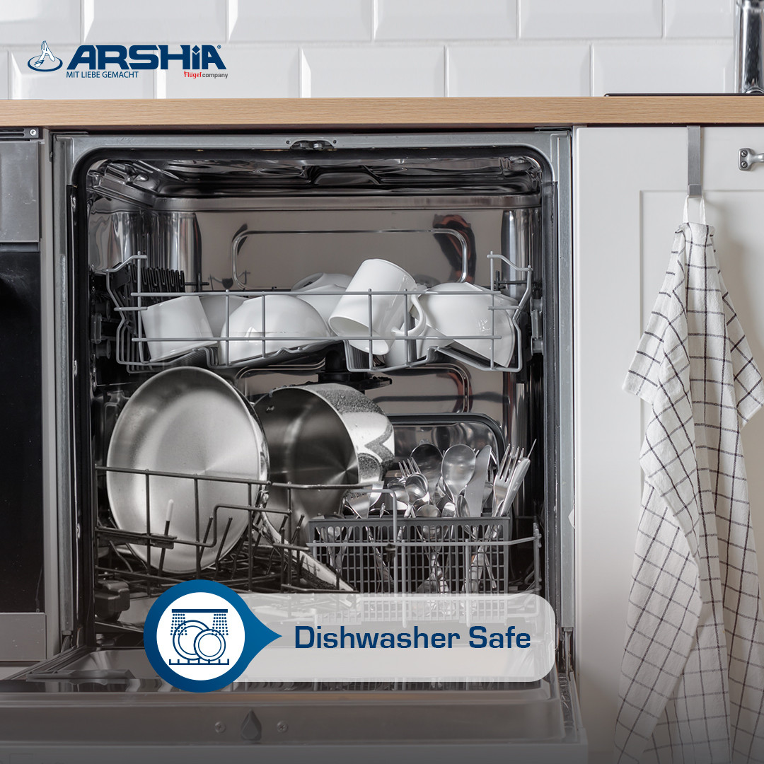 Arshia 22cm Tri-Ply Stainless Steel Fry Pan