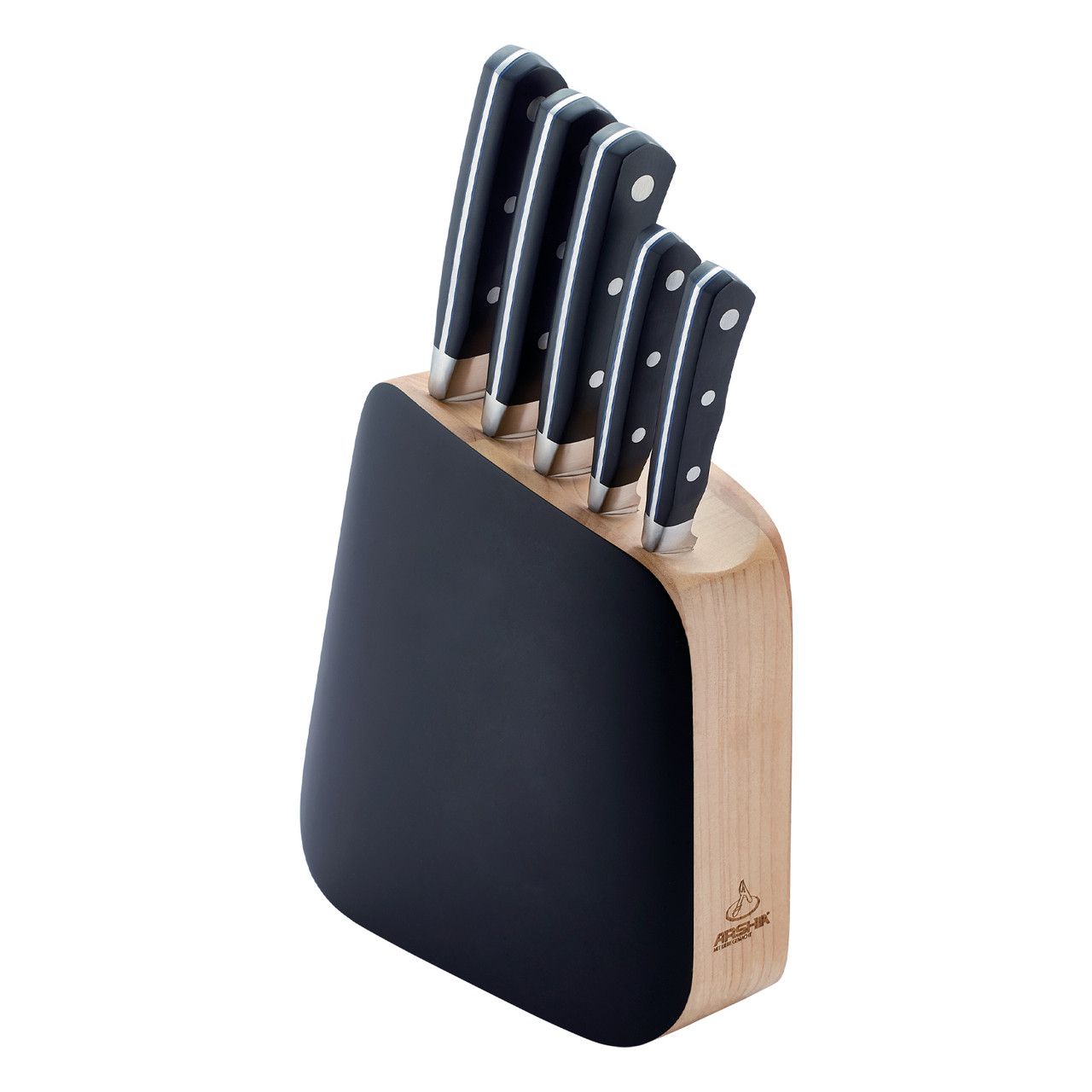 Arshia 6-piece Knife Set with Wooden Stand