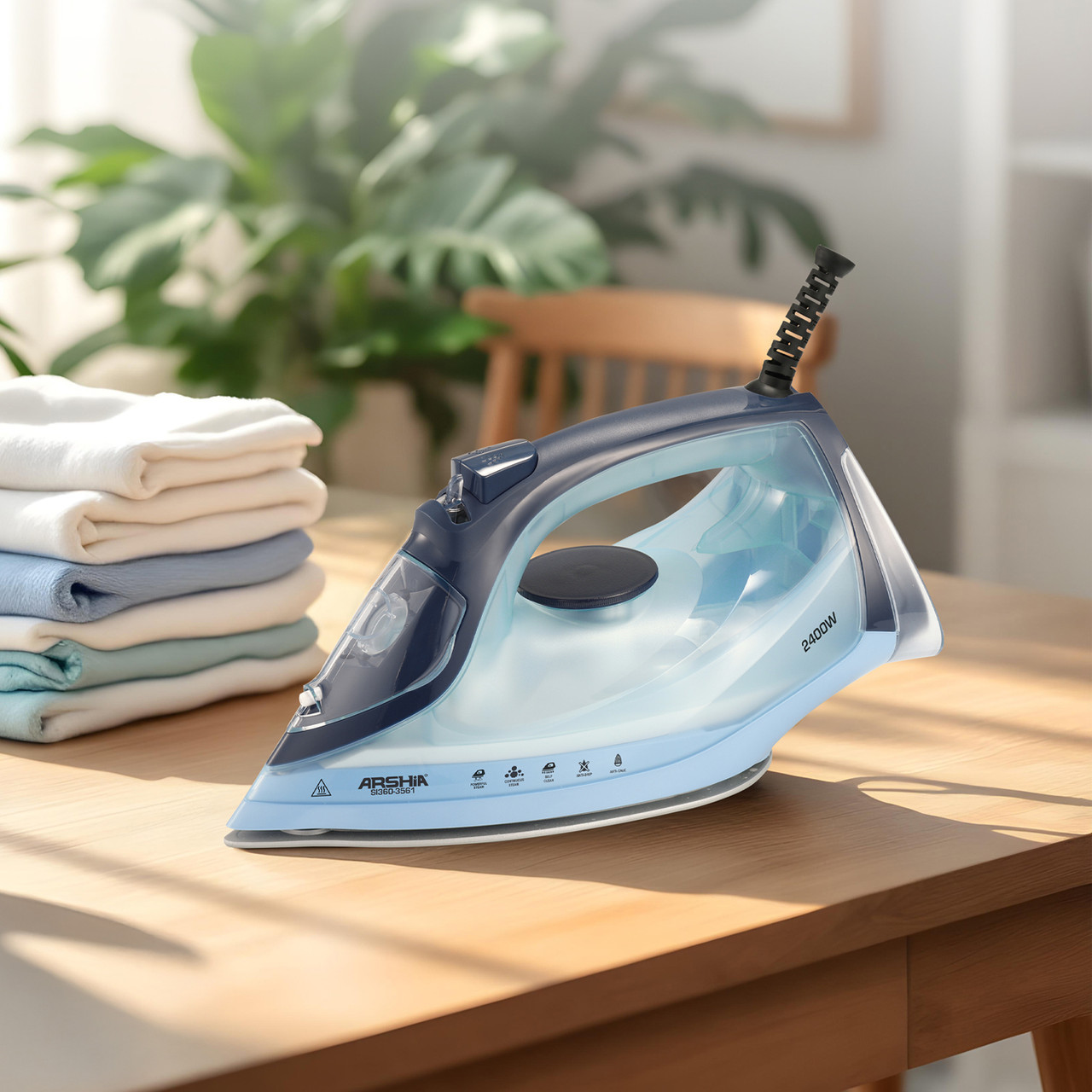 Arshia Steam Iron (Blue)