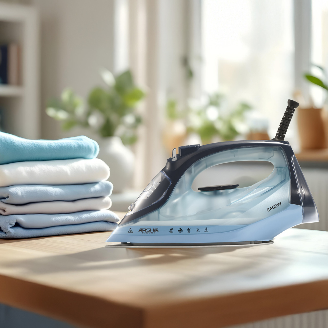 Arshia Steam Iron (Blue)