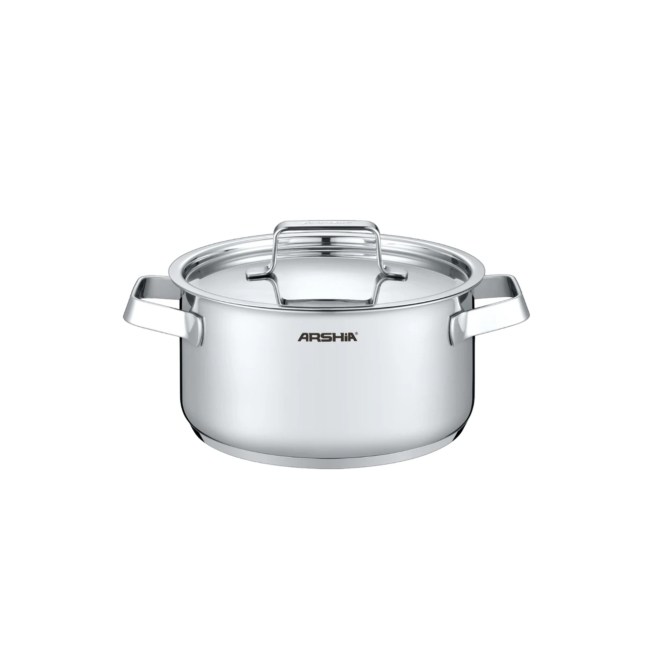 Arshia 18cm Stainless Steel Casserole with Lid