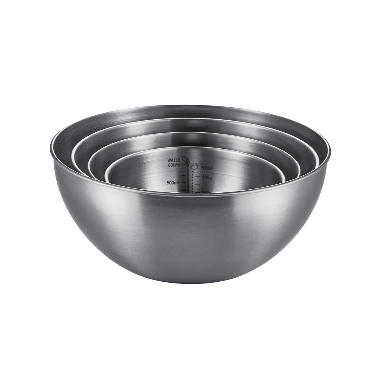 Arshia 4-piece Stainless Steel Mixing Bowl Set