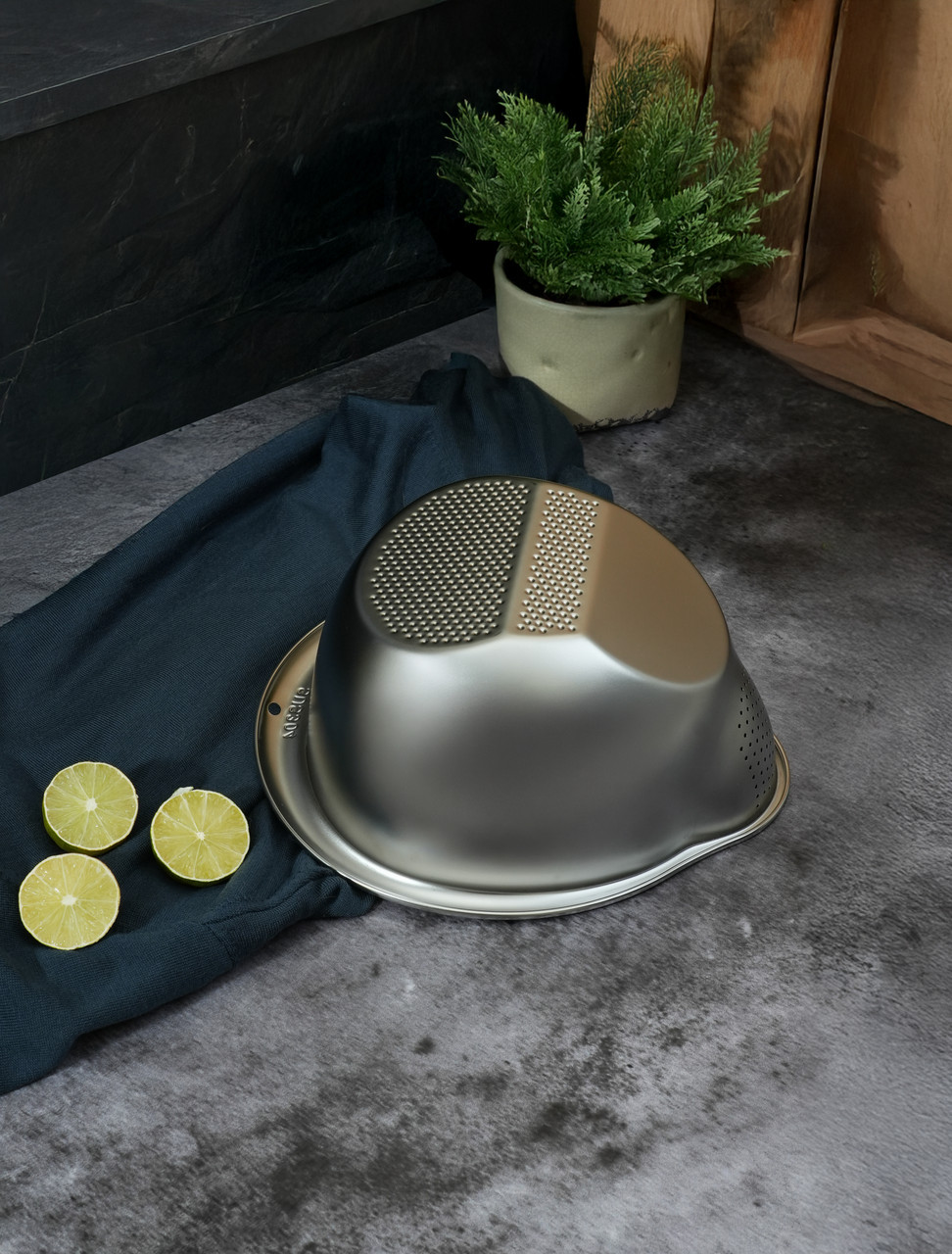 Arshia Stainless Steel Strainer Bowl