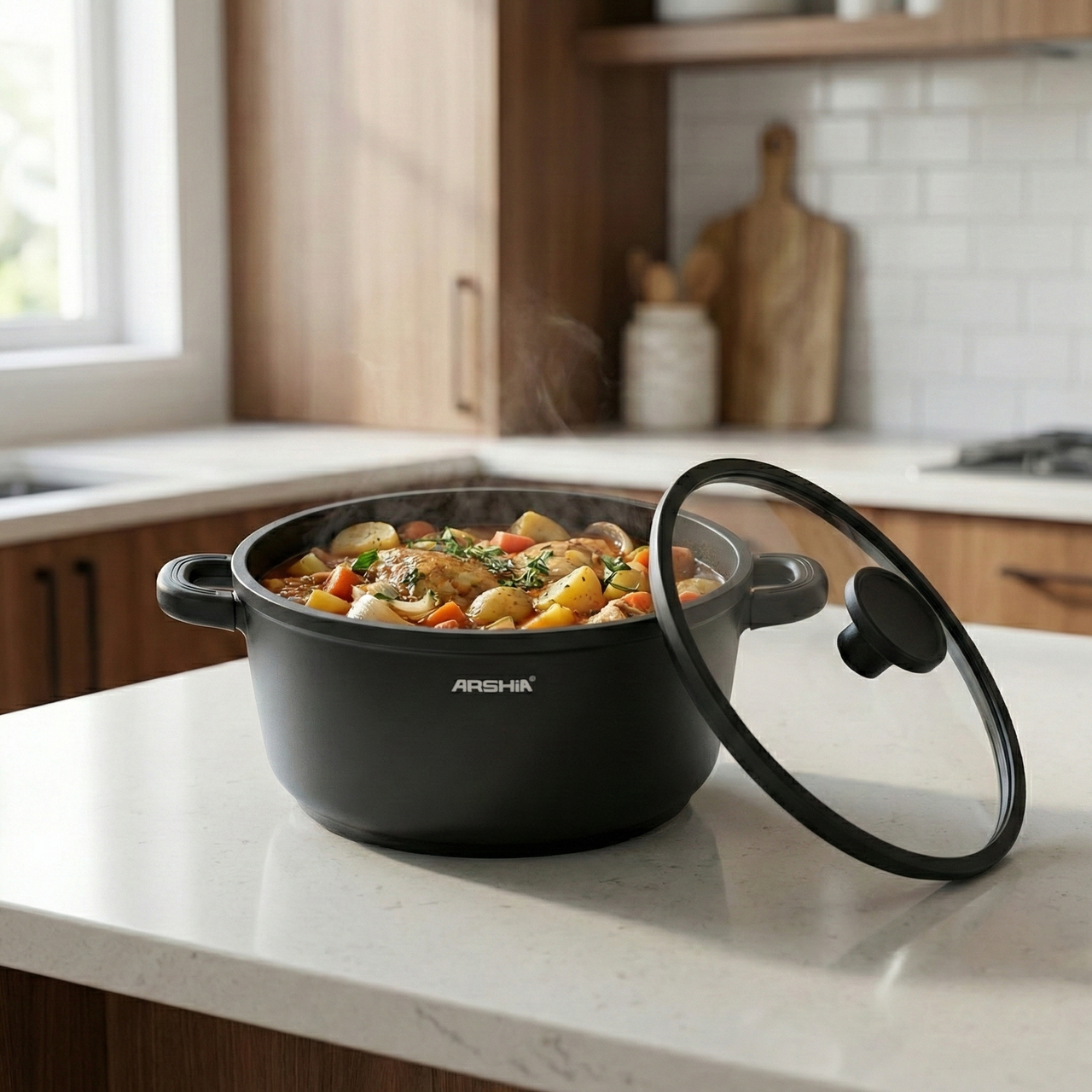 Arshia 20cm Die-Cast Aluminum Fry Pan