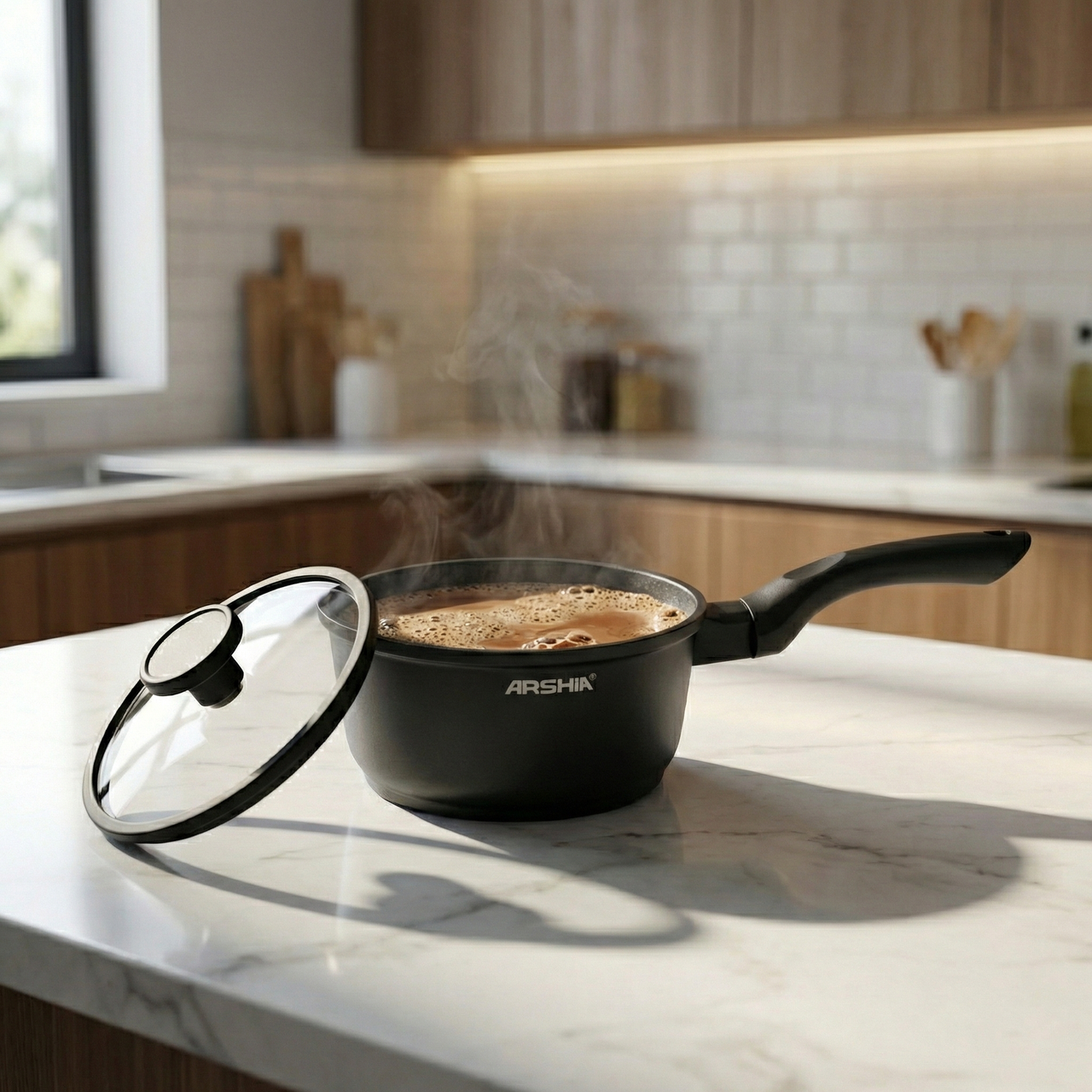 Arshia 16cm Die-Cast Aluminum Milk Pan