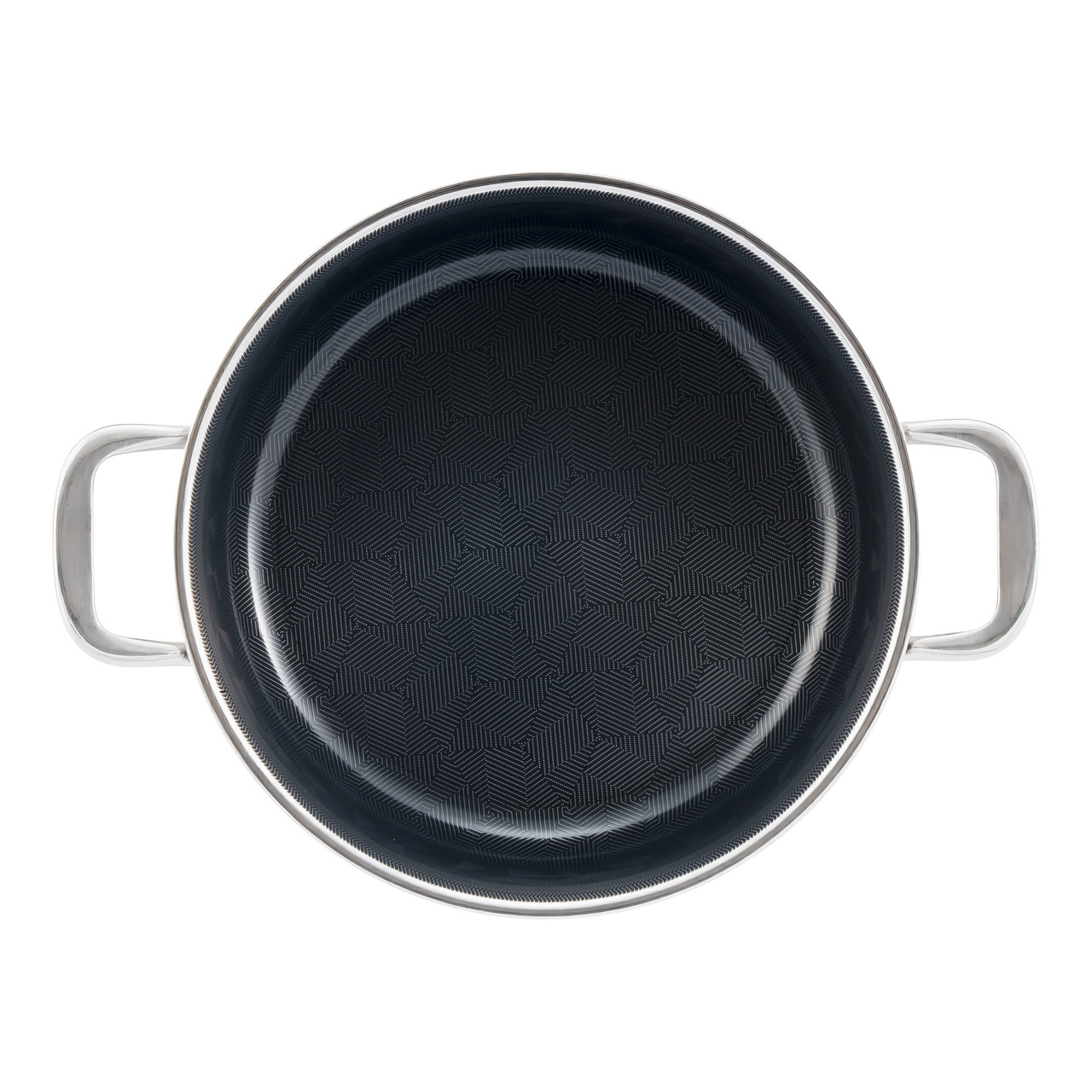 Arshia 28cm Hybrid Stainless Steel Non-Stick Casserole with Lid