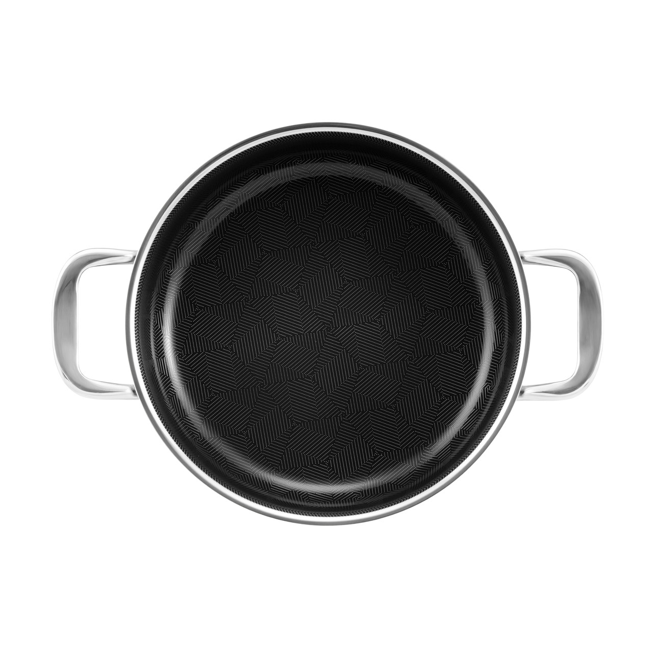 Arshia 24cm Stainless Steel Shallow Pan with Lid