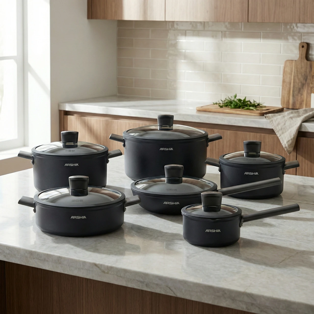 Arshia 12-piece Forged Cookware Set