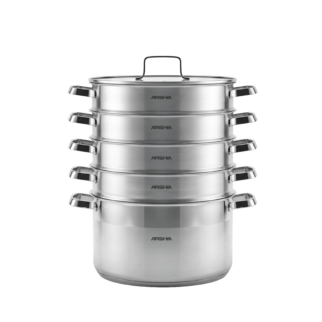 Arshia 5-Piece 32cm Stainless Steel Steamer Set