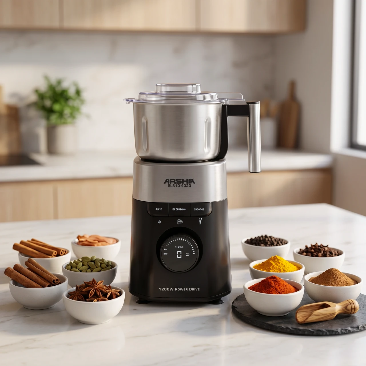 Arshia 1.5L Table Blender with Grinder