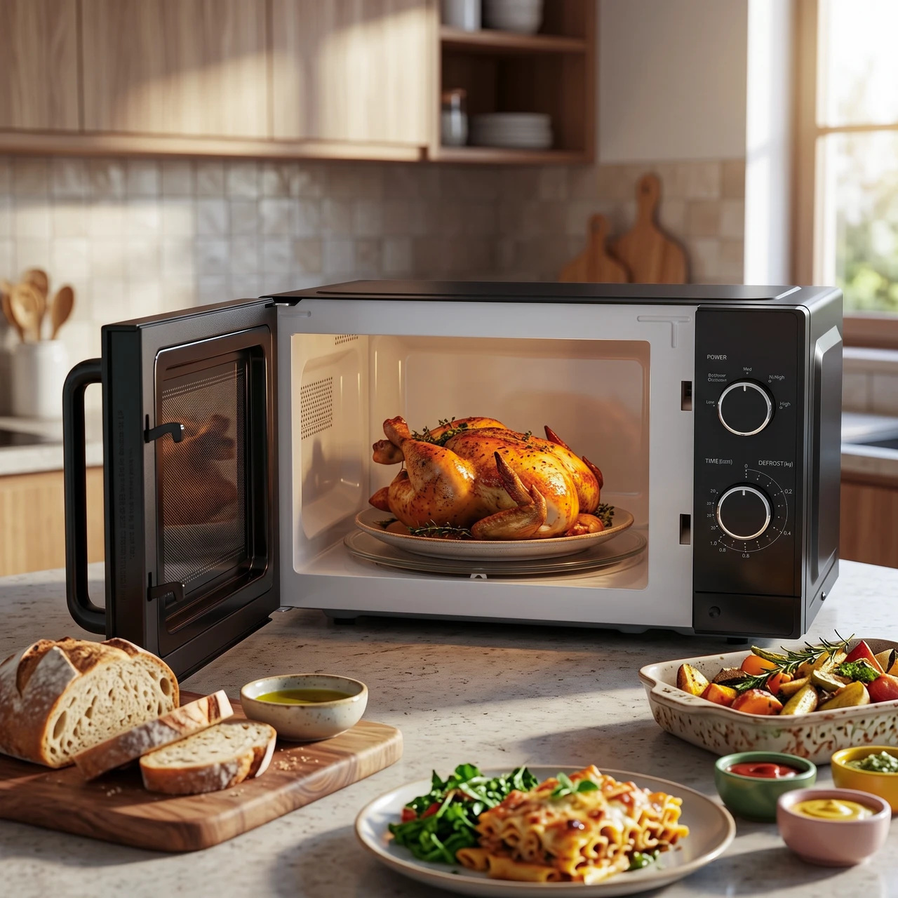 Arshia 20L Microwave Oven with Mechanical Control
