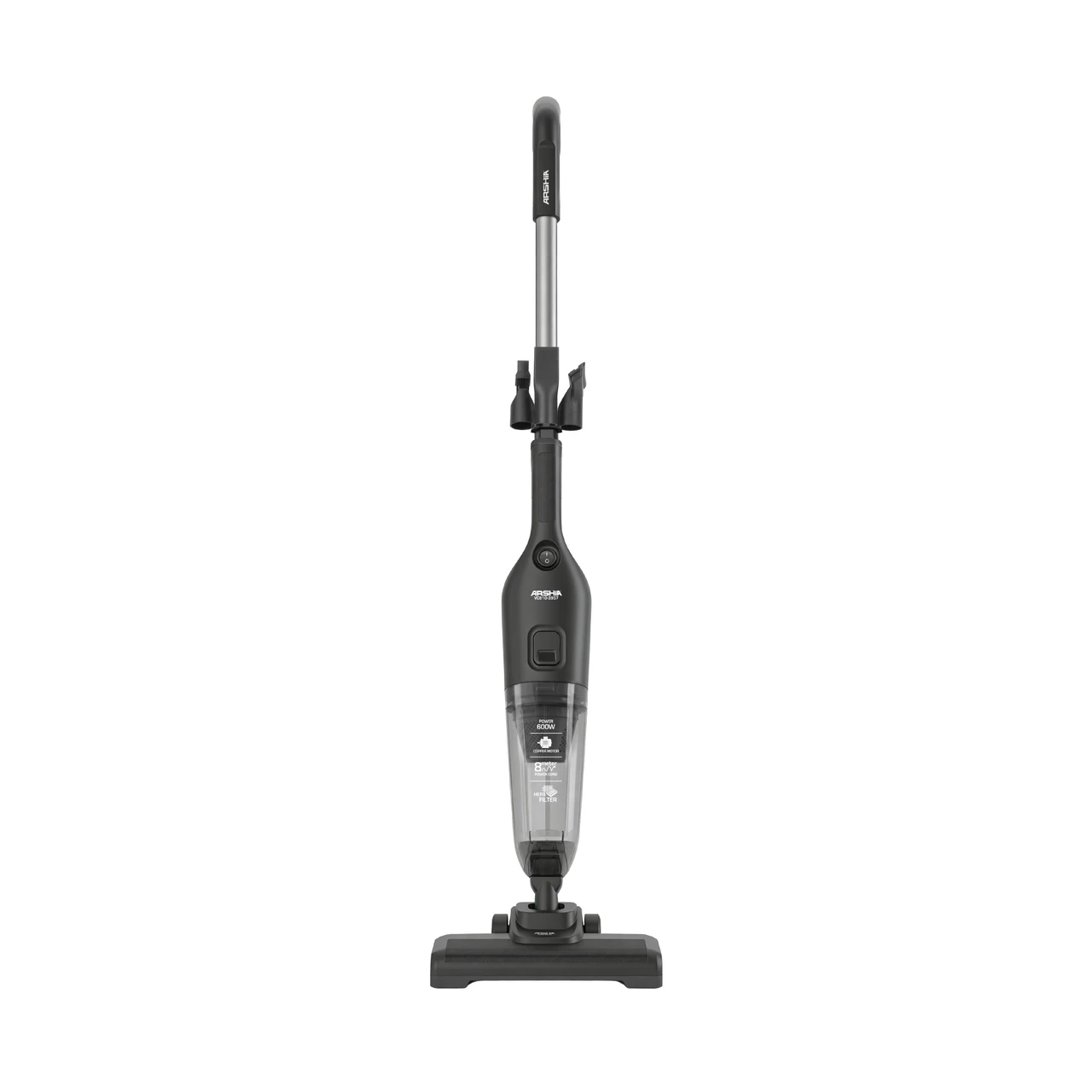 Arshia 6-in-1 Stick Vacuum Cleaner with Mop – Full Black