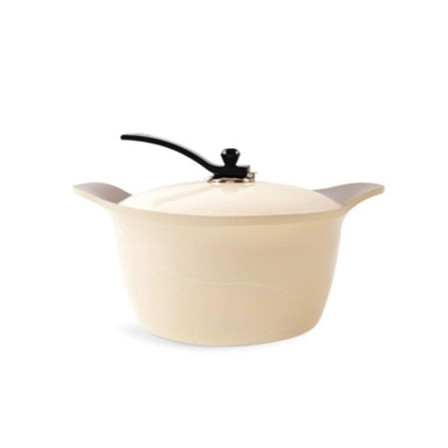 Arshia Premium Ceramic Coated Casserole 24cm Cream