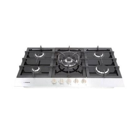 Arshia Premium 5-Burner Built-in Stove Stainless Steel and Glass
