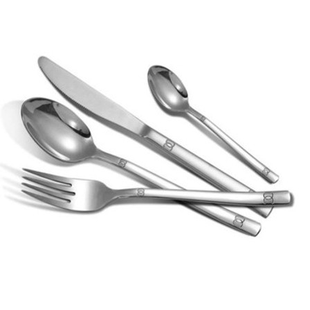 Arshia Silver Matte Cutlery 24pc Set TM612S