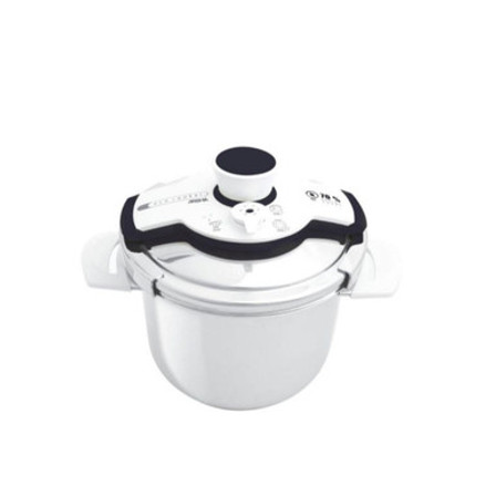 Arshia Stainless Steel Pressure Cooker 5L White