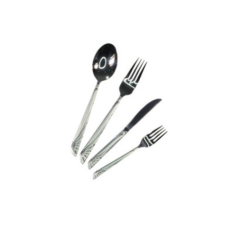 Arshia Cutlery Set 24pcs Silver with stand