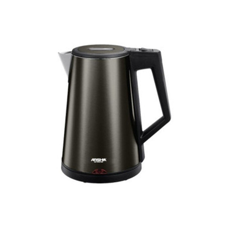 Arshia Stainless Steel Electric Kettle Black