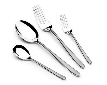 Arshia Stainless Steel Cutlery Set 48Pcs Matte Silver